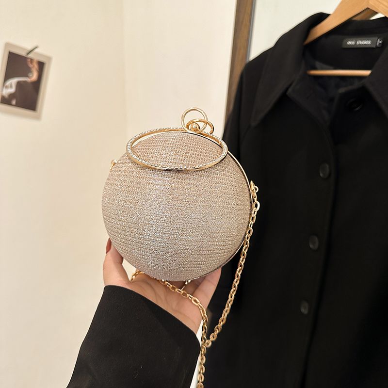 Mini Evening Handbag With Ball Chain