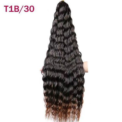 Deep Wave Crochet Braids, 30 Inch - product view 11