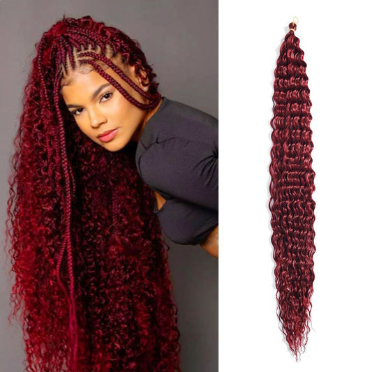 Deep Wave Crochet Hair, 22 Inch - product view 1