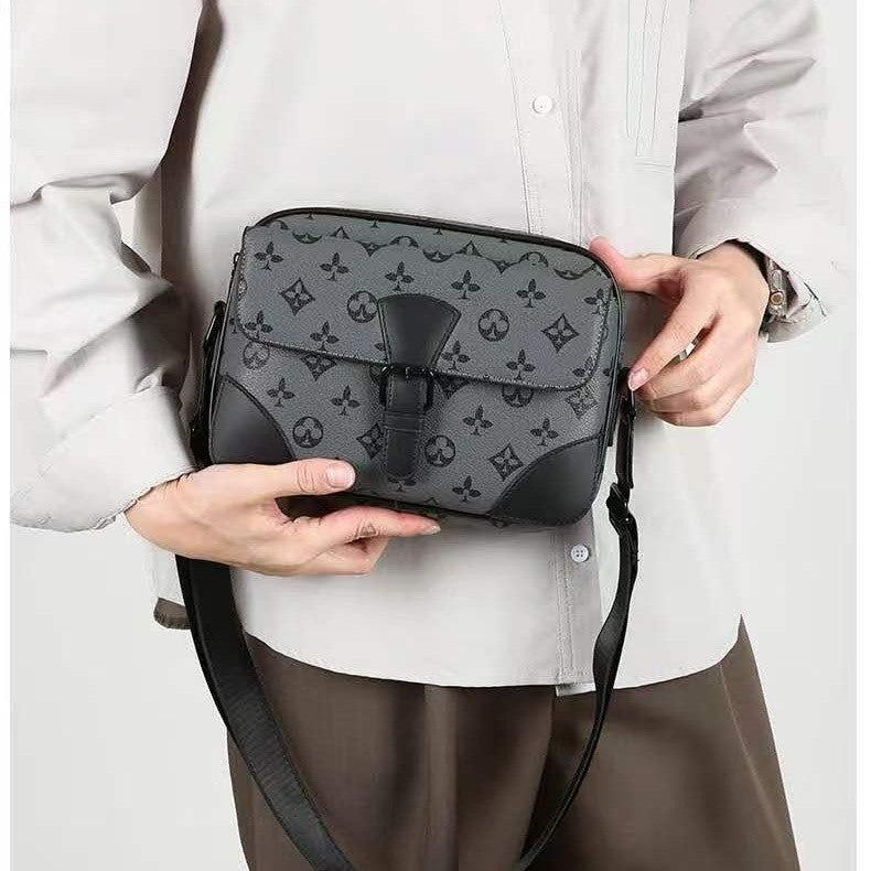 Men's Patterned Shoulder & Messenger Bag