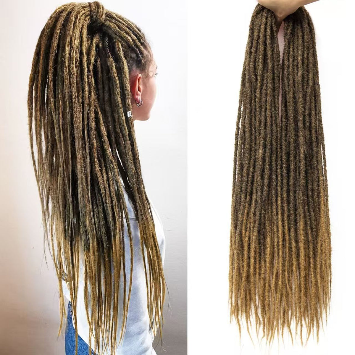 Double-End Dreadlock Extensions, 24 Inch - product view 13