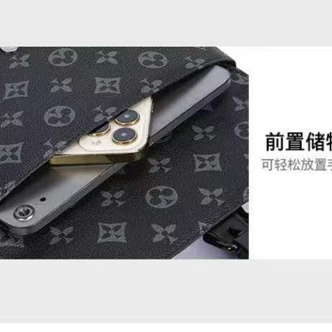 Men's Patterned Shoulder & Messenger Bag