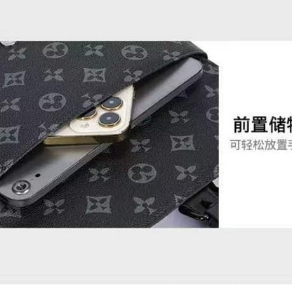 Men's Patterned Shoulder & Messenger Bag