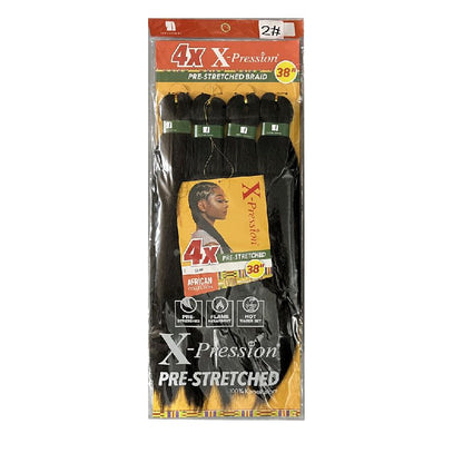 4X Pre-Stretched Braiding Hair, 38 Inch, 250g - product view 3