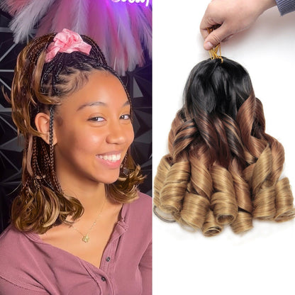 3X French Curl Crochet Hair - product view 9