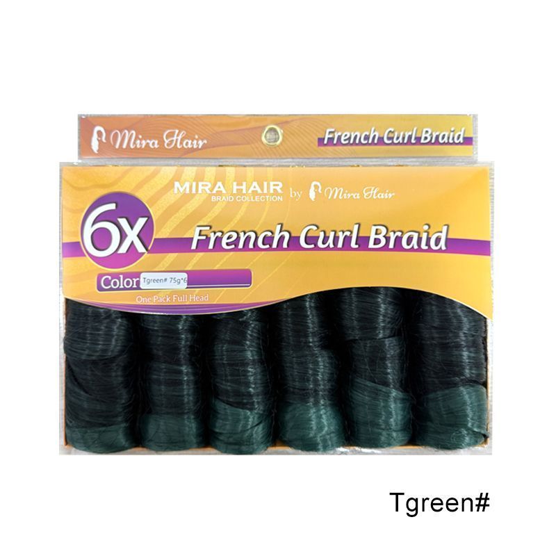 6X French Spiral Curl Crochet Hair - product view 20