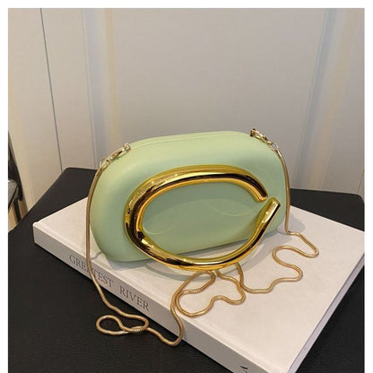 Metal Box Evening Chain & Phone Bag