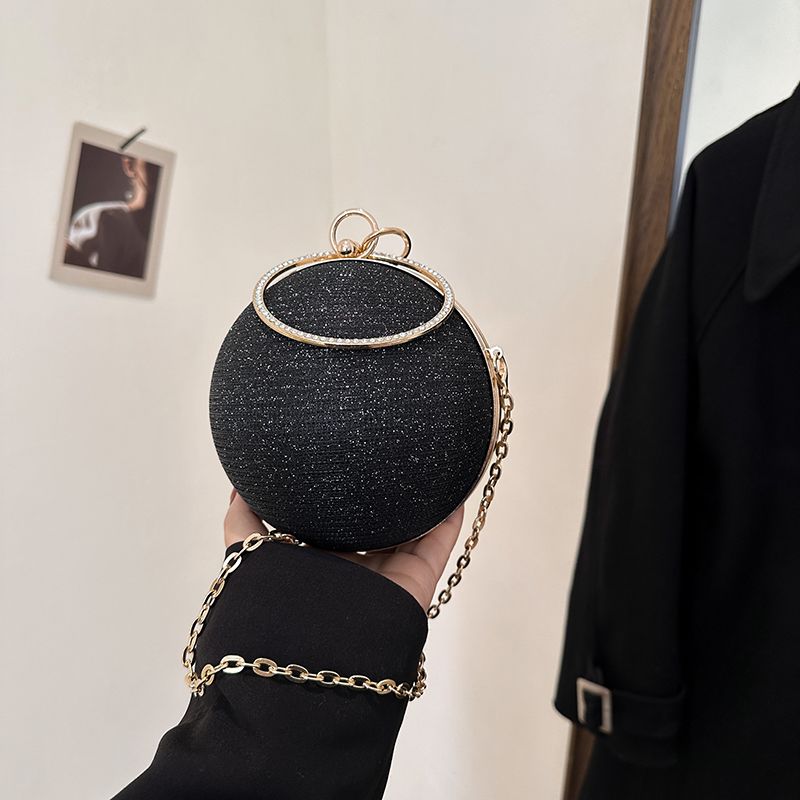Mini Evening Handbag With Ball Chain