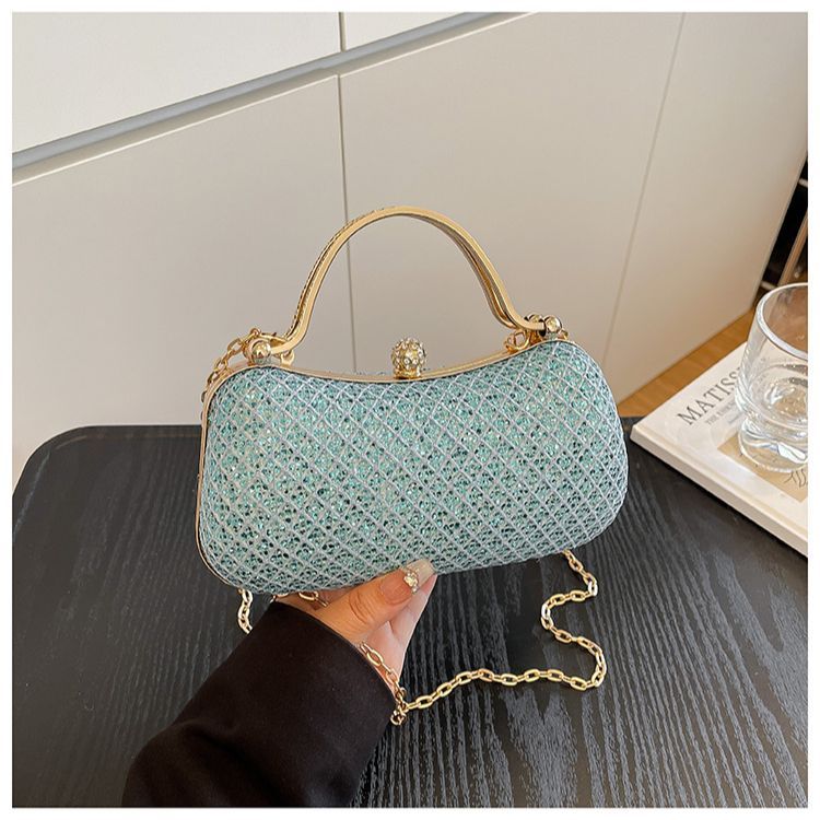 Large-Capacity Rhinestone Evening Handbag