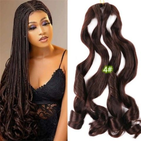 Spiral Curl Bulk Braiding Hair, 22 Inch - product view 19
