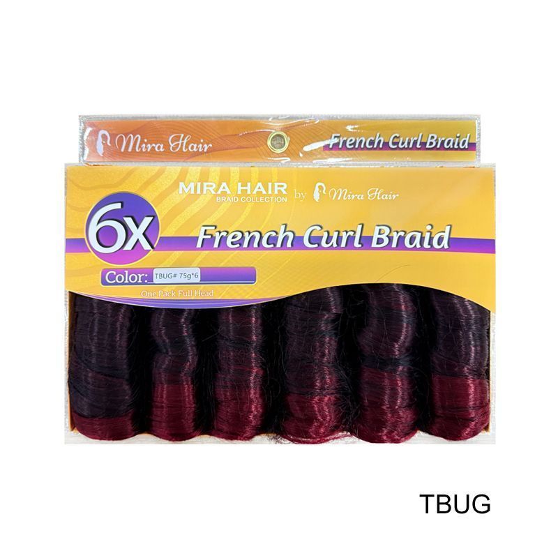 6X French Spiral Curl Crochet Hair - product view 19