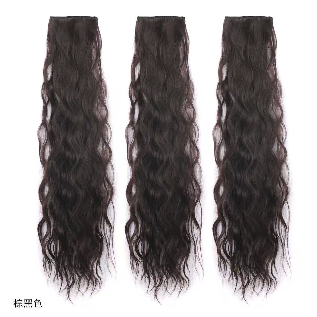 Single-Piece Curly Clip-In Extensions - product view 5