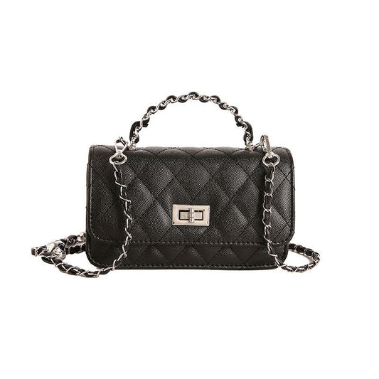 Classic Diamond-Quilted Chain Crossbody Bag