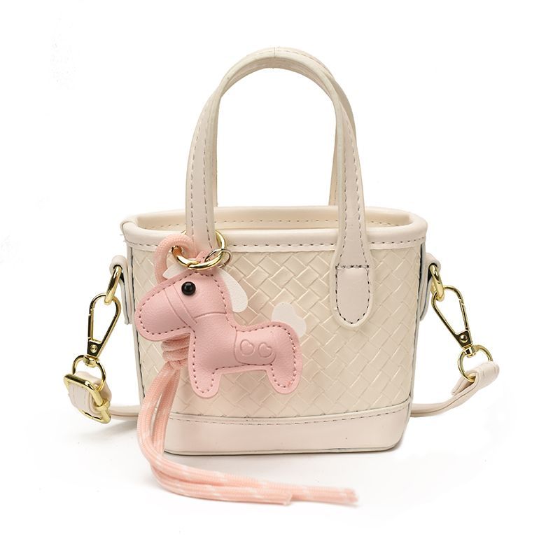 Girls' Yellow Mini Bucket Crossbody Bag