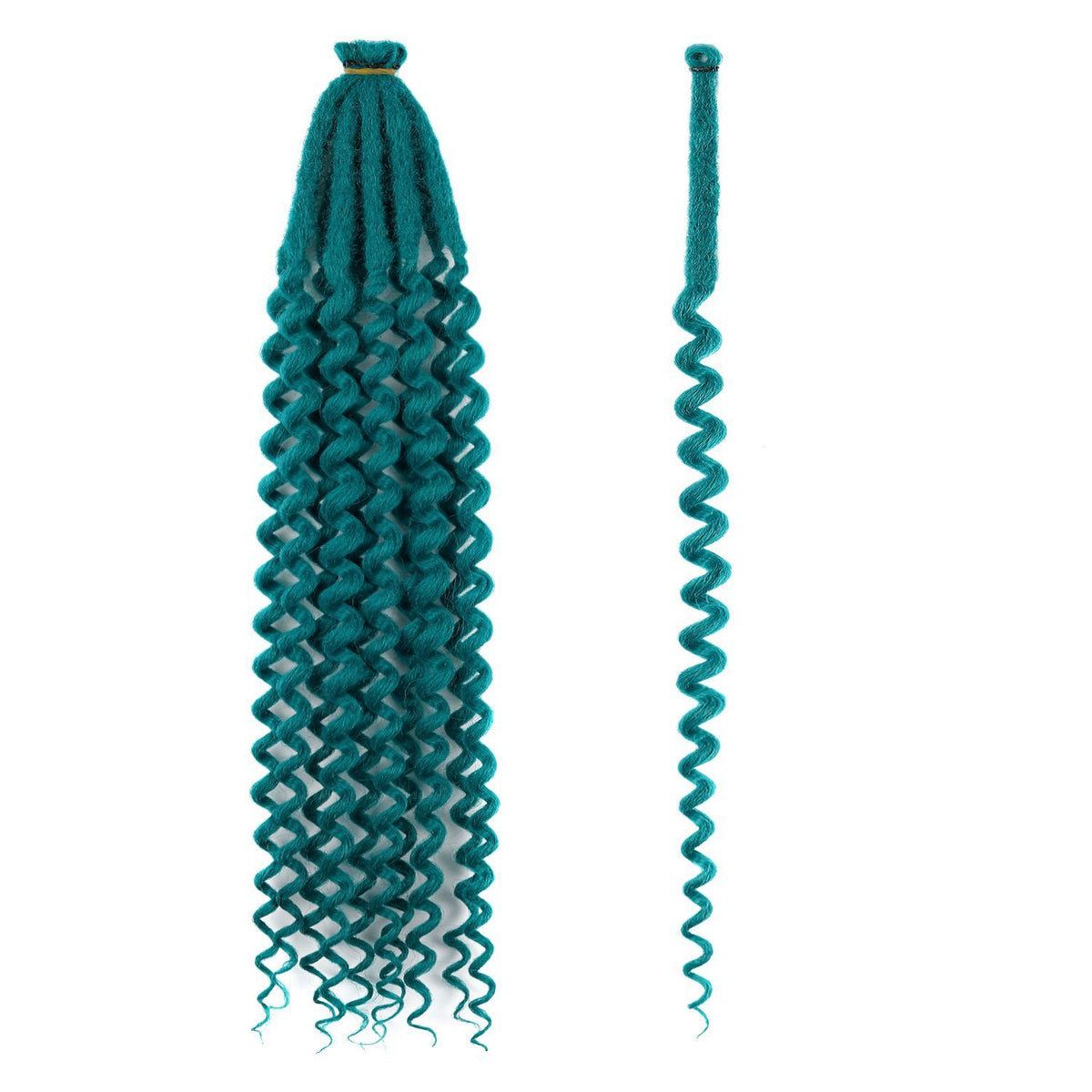 Curly-End Locs Crochet Hair, 24 Inch - product view 5