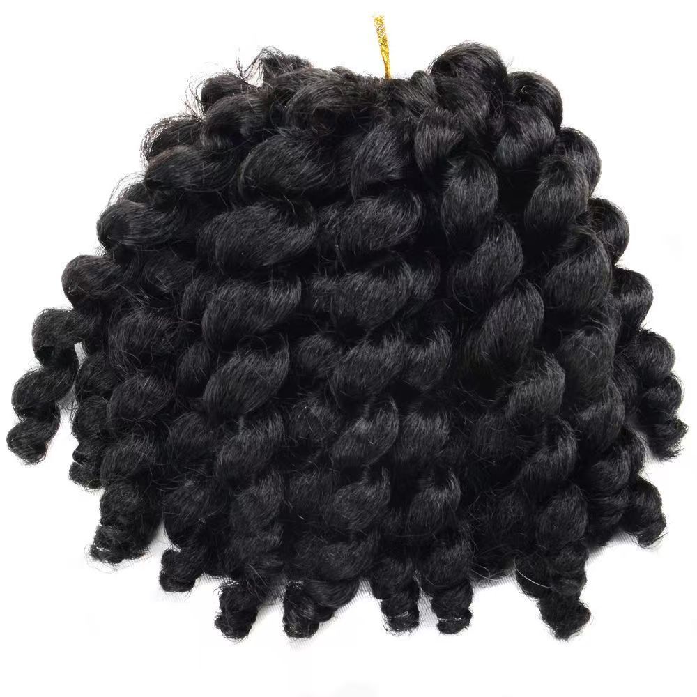 Wand Curl Crochet Hair, 8 Inch - product view 2