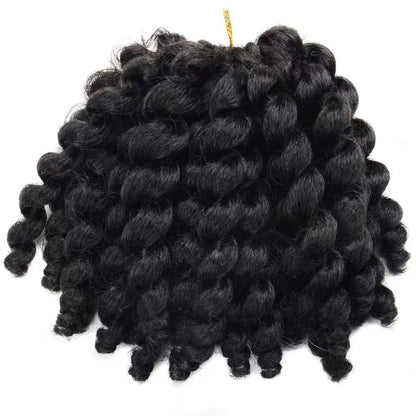 Wand Curl Crochet Hair, 8 Inch - product view 2