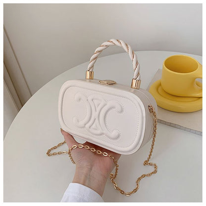 Classic Box-Style Cosmetic Crossbody Bag