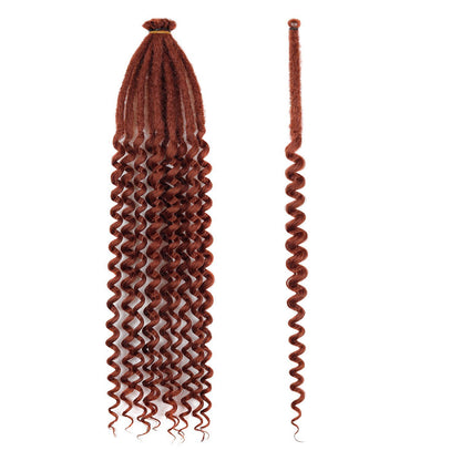 Curly-End Locs Crochet Hair, 24 Inch - product view 7