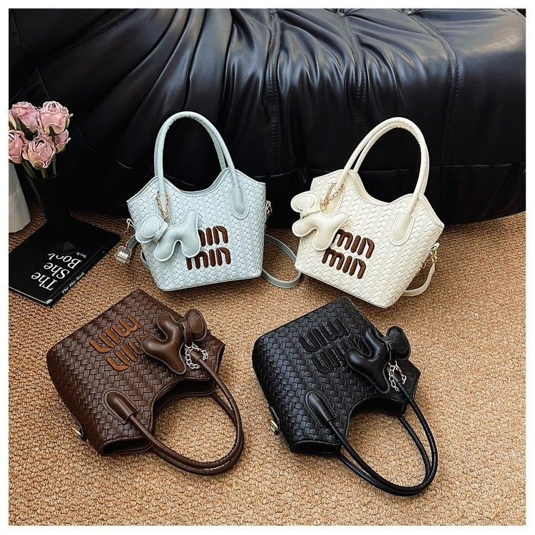 Mini Top-Handle Commuter Bucket Bag
