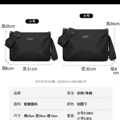 Men's Oxford Canvas Business Crossbody Bag