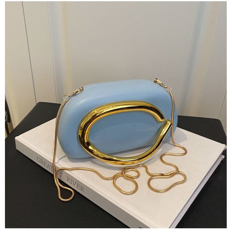 Metal Box Evening Chain & Phone Bag