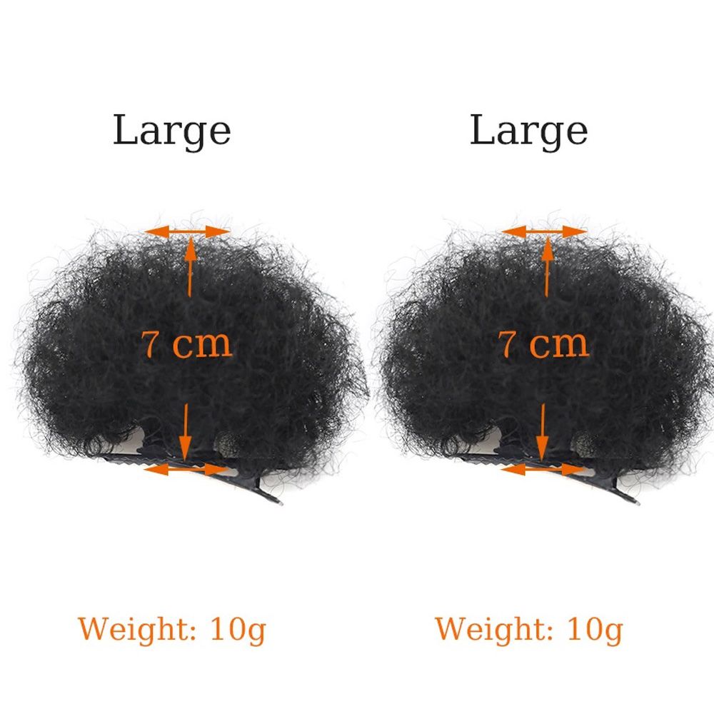 Kids' Clip-On Afro Hair Bun - product view 3