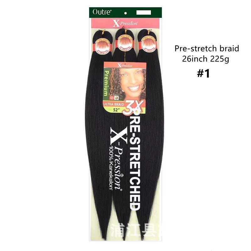 3X Pre-Stretched Braiding Hair, 225g - product view 5