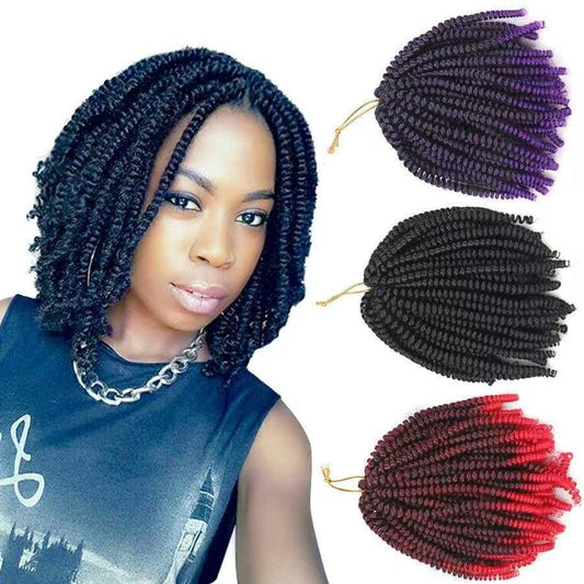 Spring Twist Kinky Curly Hair, 8 Inch - product view 1