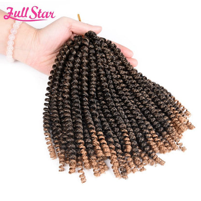 Spring Twist Crochet Hair, 8 Inch - product view 8