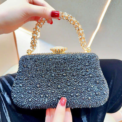 Rhinestone Mini Chain Evening Bag