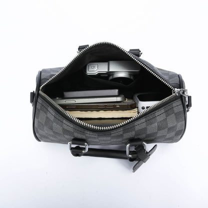 Unisex Plaid Pillow Handbag