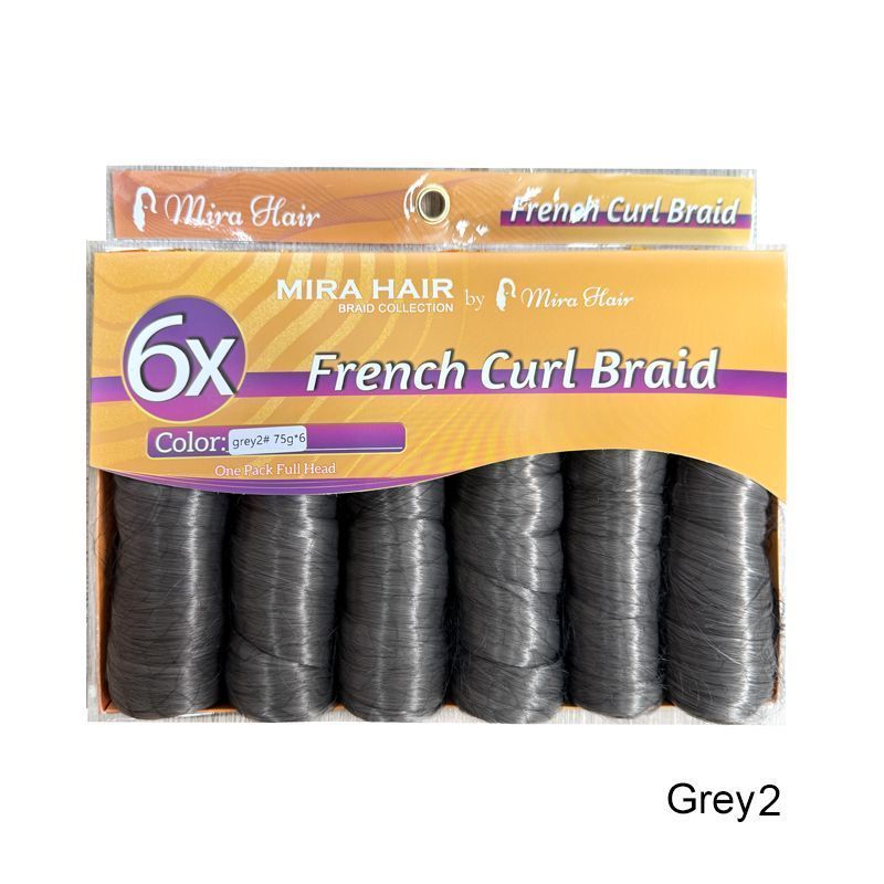 6X French Spiral Curl Crochet Hair - product view 11