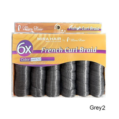 6X French Spiral Curl Crochet Hair - product view 11