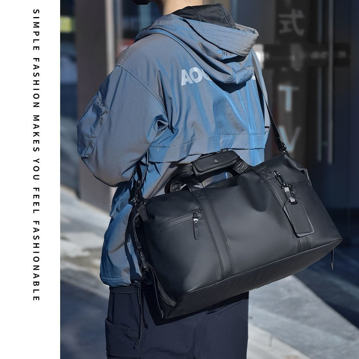 Large-Capacity Gym & Travel Duffel With Wet-Dry Compartments