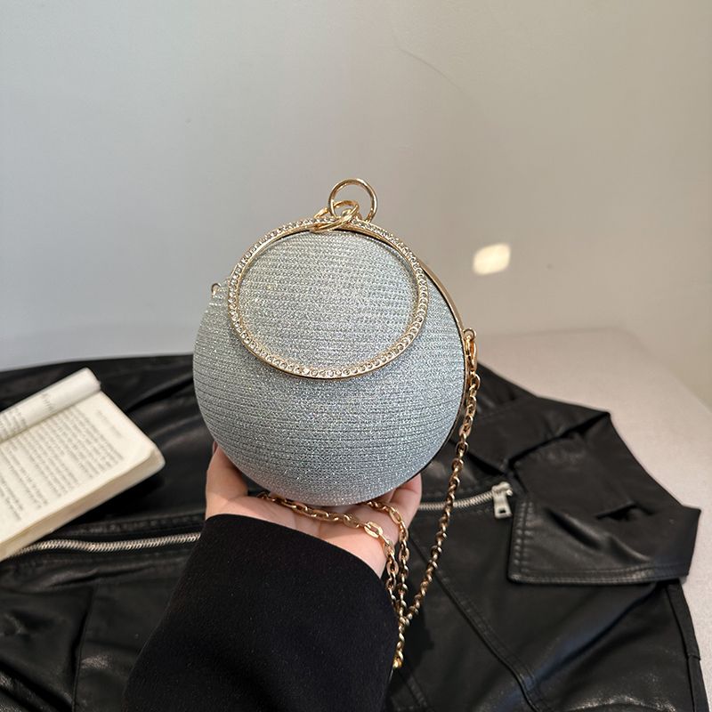 Mini Evening Handbag With Ball Chain