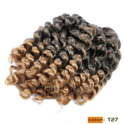 Wand Curl Crochet Hair, 8 Inch - product view 7