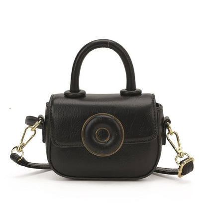 Girls' Candy-Color Saddle Crossbody Bag