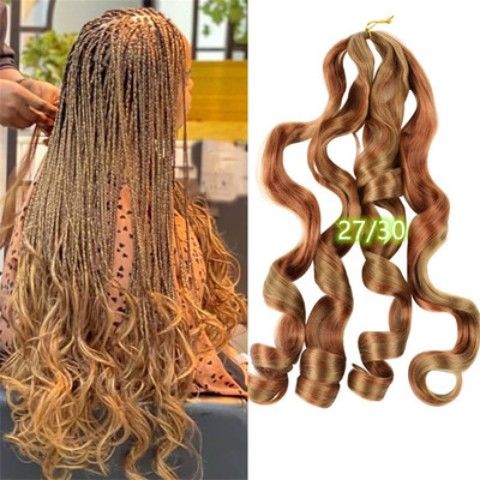 Spiral Curl Bulk Braiding Hair, 22 Inch - product view 10