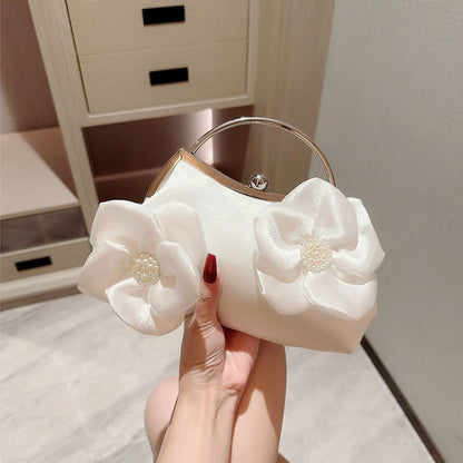 Floral Cloud-Shaped Evening Clutch
