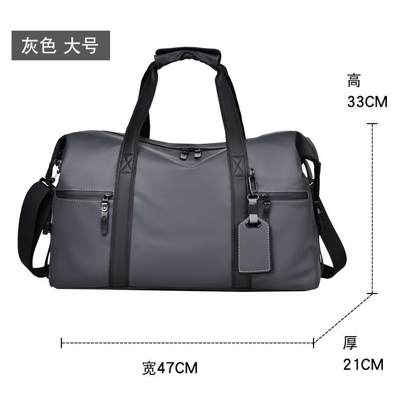 Large-Capacity Sports Travel Bag With Wet-Dry Compartments
