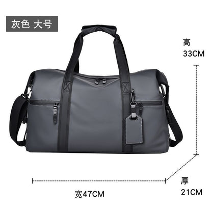 Large-Capacity Sports Travel Bag With Wet-Dry Compartments
