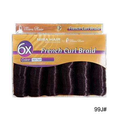 6X French Spiral Curl Crochet Hair - product view 8