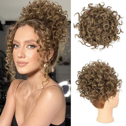 Curly Drawstring Ponytail Extension - product view 1