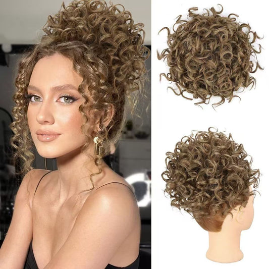 Curly Drawstring Ponytail Extension - product view 1