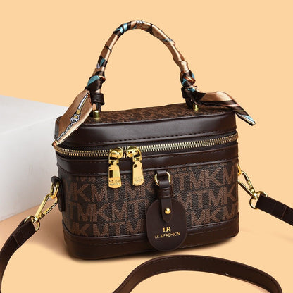 Mini Top-Handle Commuter Bucket Bag