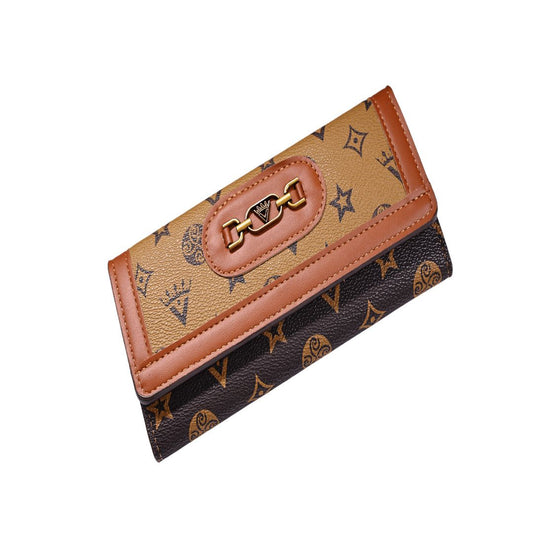 Colorblock Long Wallet - product view 2