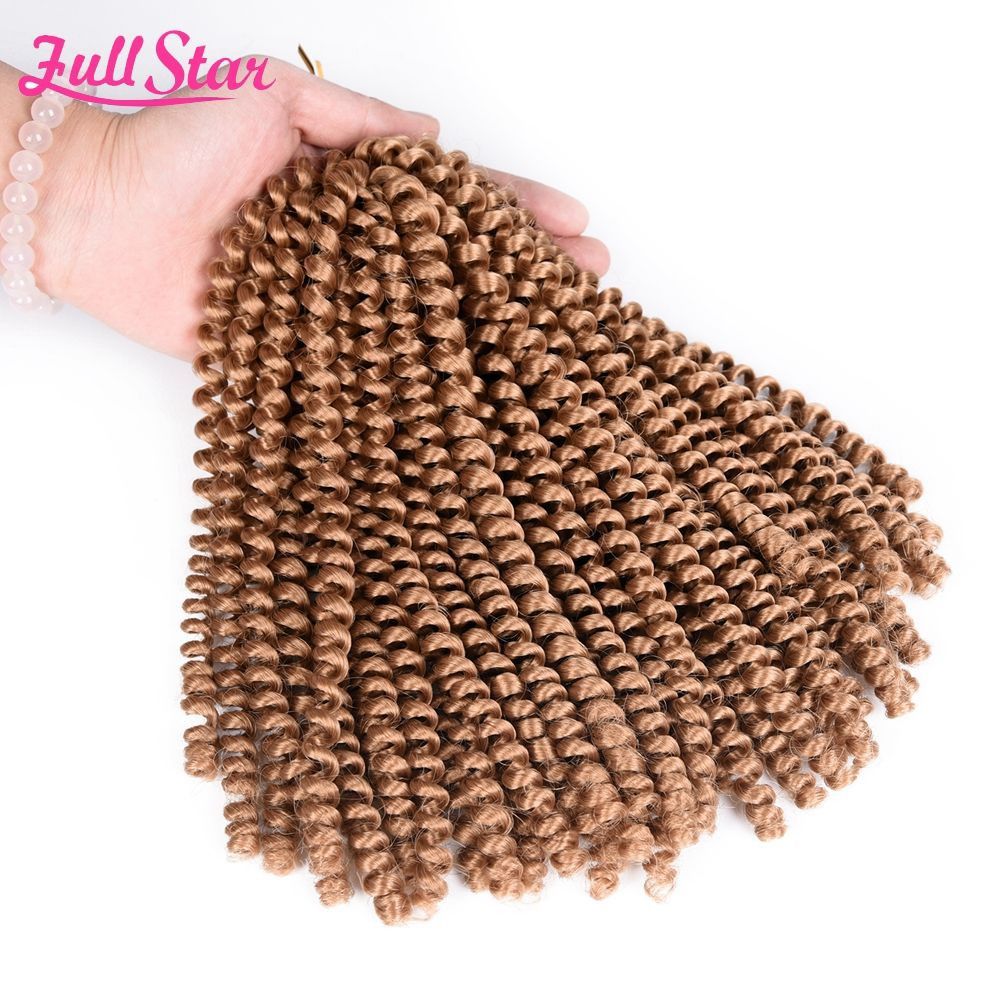 Spring Twist Crochet Hair, 8 Inch - product view 3