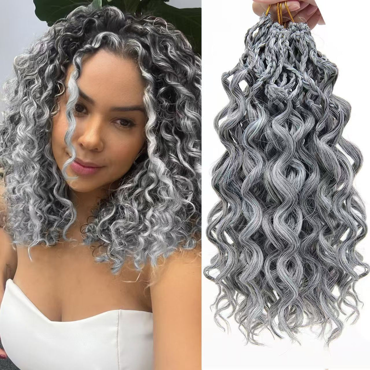 Curly-End Box Braids, 18 Inch - product view 10