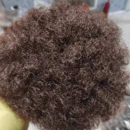 Afro Kinky Curly Drawstring Hair Bun - product view 5